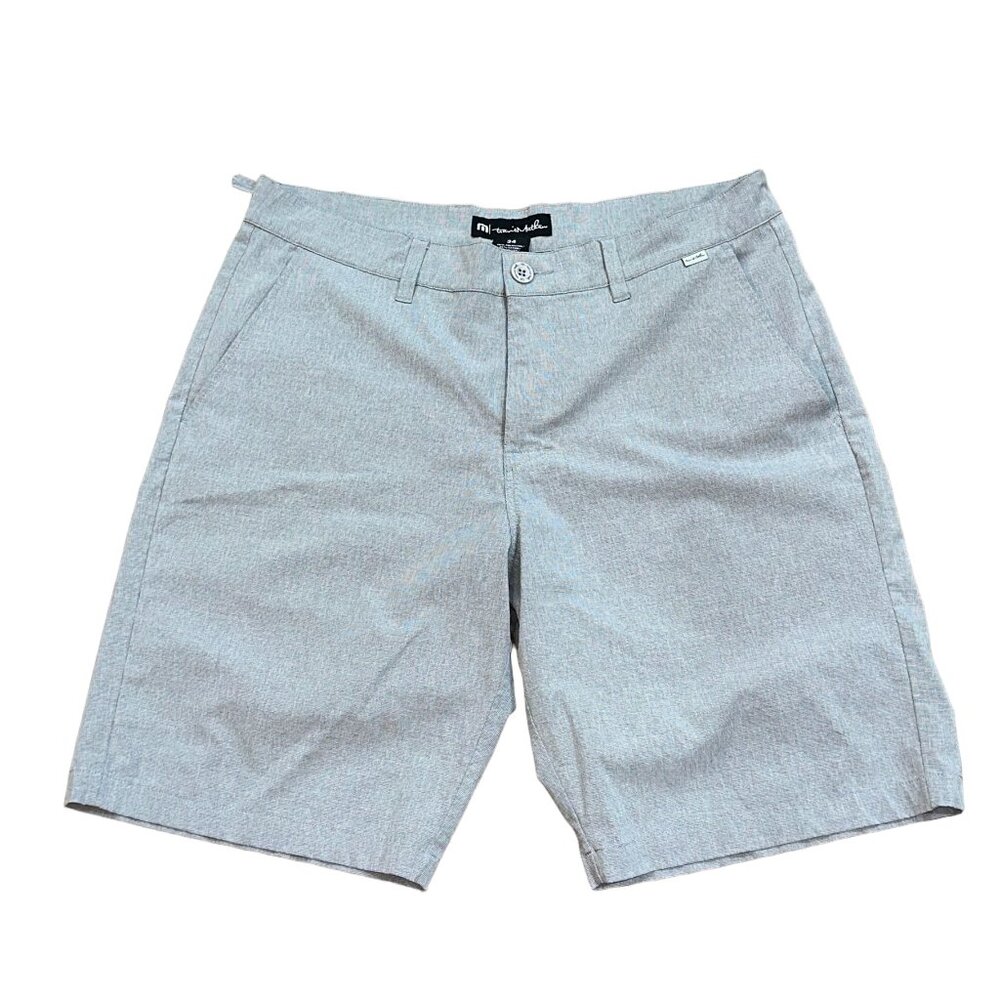 Travis Mathew Flat Front Grey Golf Shorts Size‎ 34